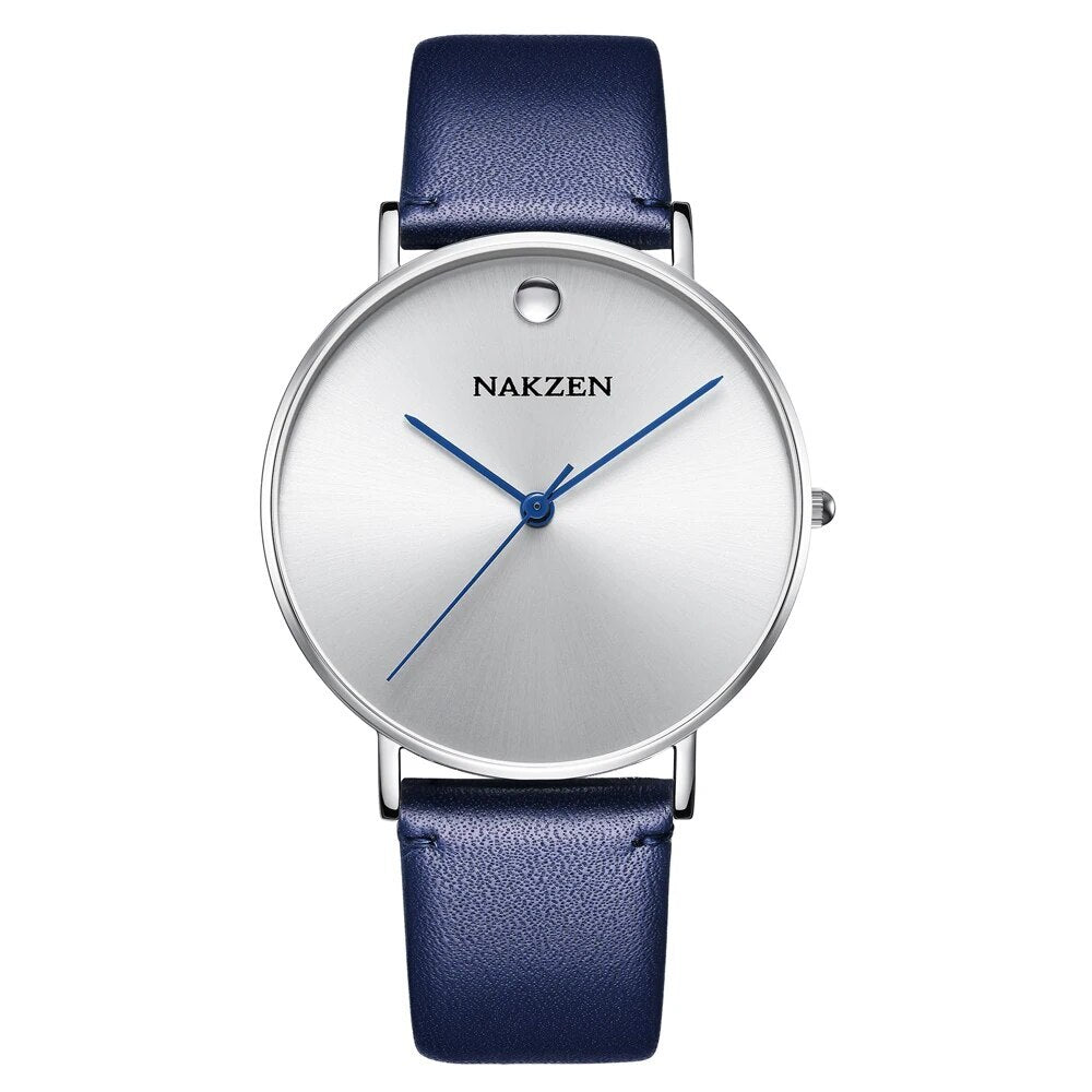 NAKZEN 2020 New Men's Watches Top Brand Luxury Quartz Watch Men Leather Waterproof Cool Watch Man Clocks Relogio Masculino 4105