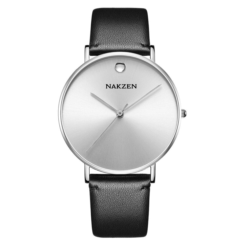 NAKZEN 2020 New Men's Watches Top Brand Luxury Quartz Watch Men Leather Waterproof Cool Watch Man Clocks Relogio Masculino 4105