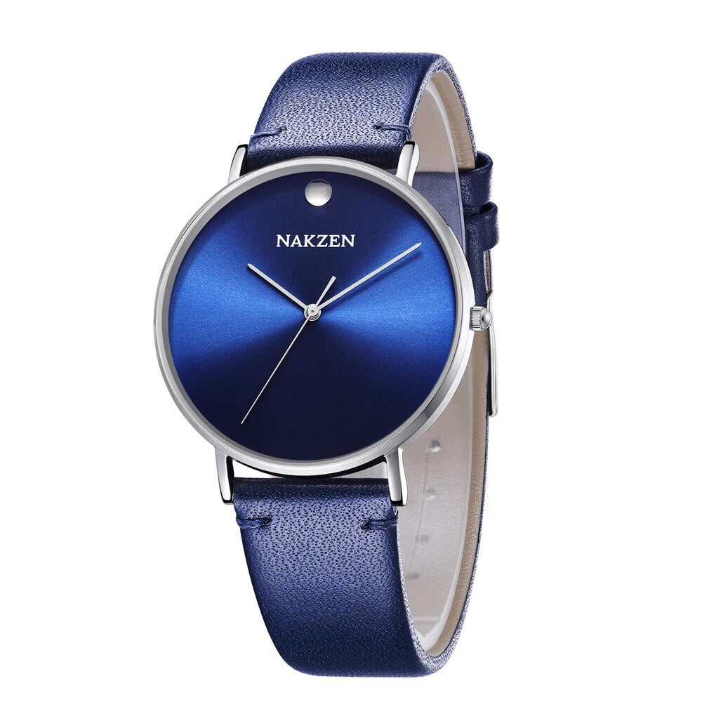 NAKZEN 2020 New Men's Watches Top Brand Luxury Quartz Watch Men Leather Waterproof Cool Watch Man Clocks Relogio Masculino 4105
