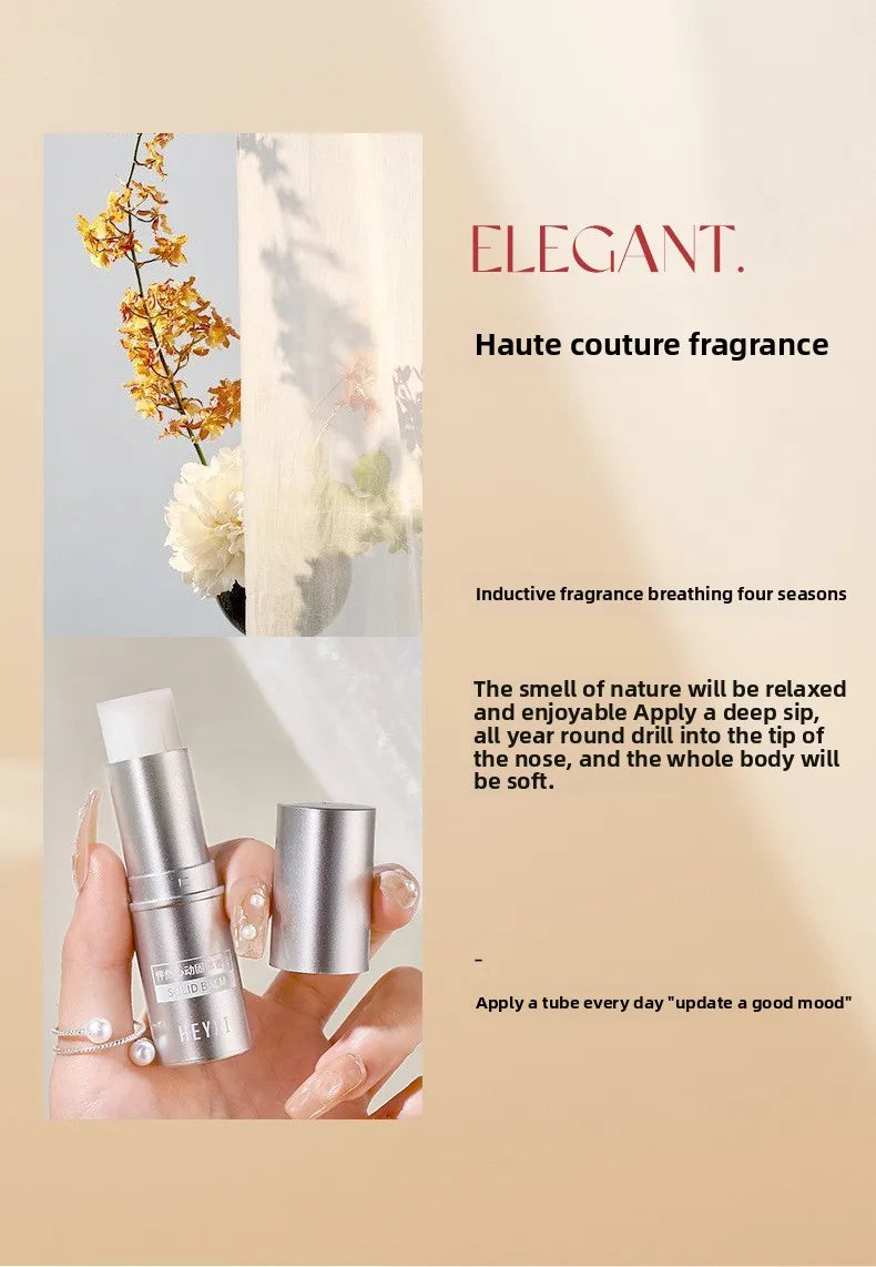 Heyxi Women's Long-Lasting Solid Balm Perfume Heart-Pounding Stick with Strong Fragrance Hot Style Solid Balm for Students
