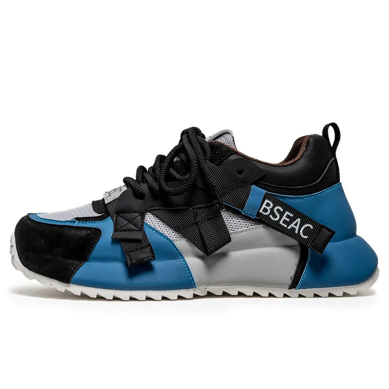 Custom Brand Logo Men Street Wear Fashion Sneakers Platform Walking Shoe Men Height Increasing Men's Casual Sport Running Shoes