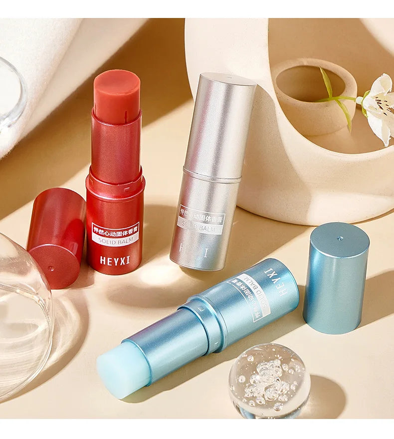 Heyxi Women's Long-Lasting Solid Balm Perfume Heart-Pounding Stick with Strong Fragrance Hot Style Solid Balm for Students