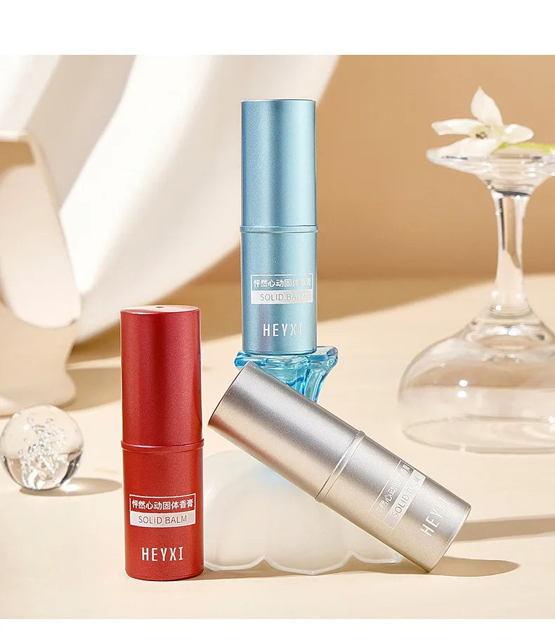 Heyxi Women's Long-Lasting Solid Balm Perfume Heart-Pounding Stick with Strong Fragrance Hot Style Solid Balm for Students