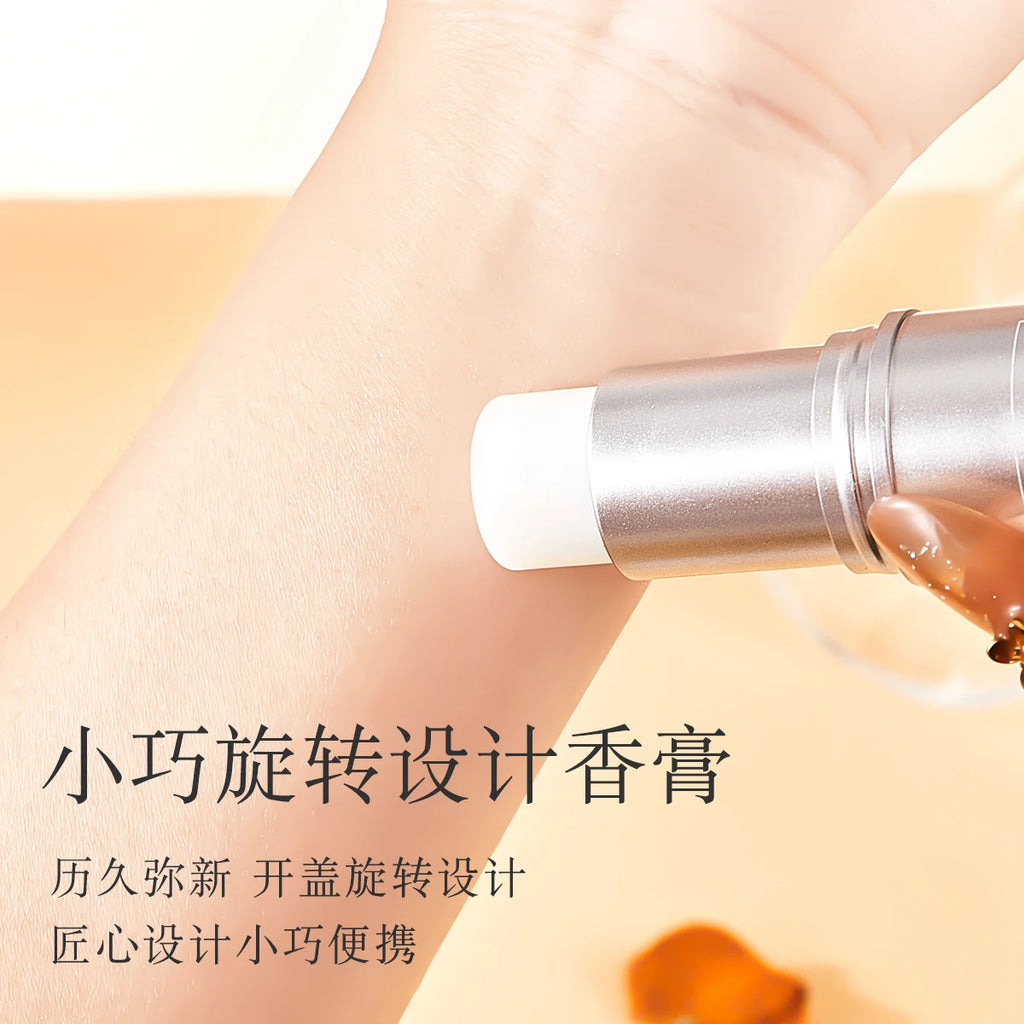 Wholesale Private Label LESSXCOCO 4 Scents Long Lasting Portable Solid Perfume Balm Stick Silver Body Fragrance for Men Women