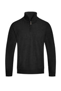 Solid Quarter Zip Sweater