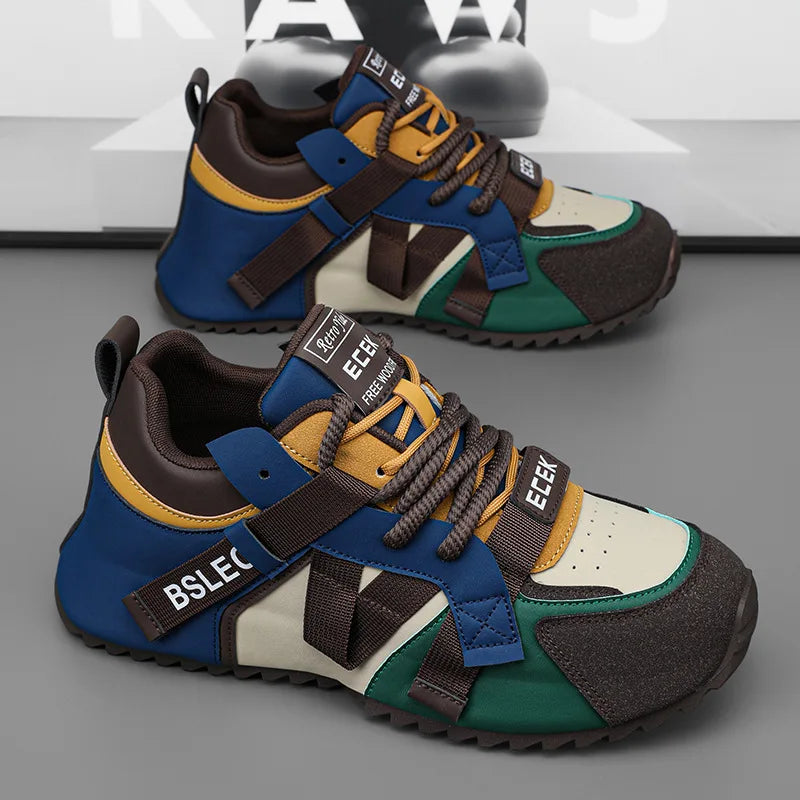 Thick Sole Four Seasons Sports Shoes Man 2026 Trend Spring Hot Sale Men's Casual Fashion Comfortable Outdoor Running Sneakers 44