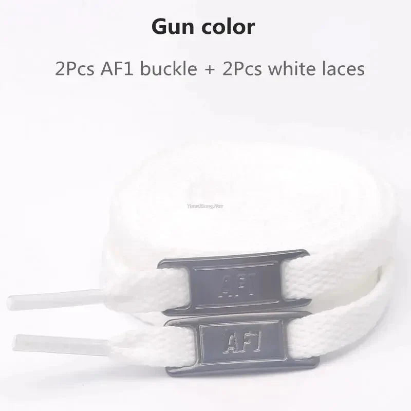 Original AF1 Shoelaces Combination White Flats Laces and Shoe Decoration Suit Sneaker Shoelace Air Force One Shoes Accessories-6