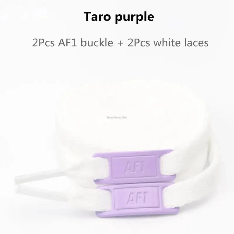 Original AF1 Shoelaces Combination White Flats Laces and Shoe Decoration Suit Sneaker Shoelace Air Force One Shoes Accessories-14