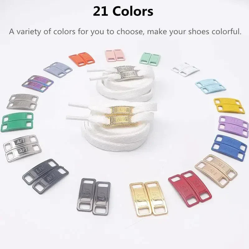 Original AF1 Shoelaces Combination White Flats Laces and Shoe Decoration Suit Sneaker Shoelace Air Force One Shoes Accessories-3