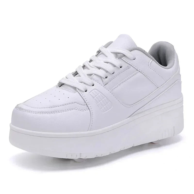 Roller Skate Shoes Kids Snickers with Wheels Children Rollerskates Fashion Outdoor Sports Shoes Girls Boys