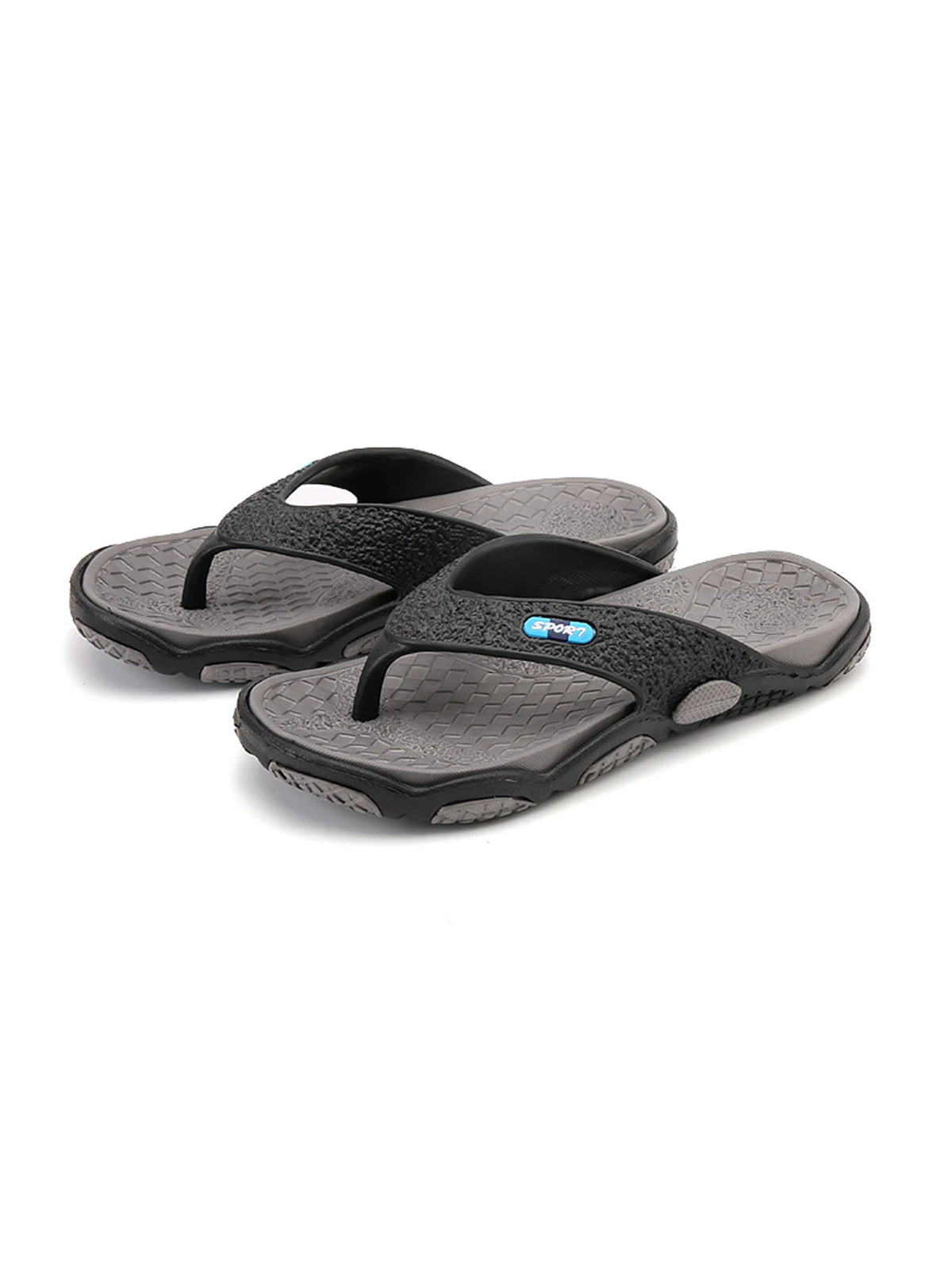 Men's Casual Plastic Simple Color Matching Flip-Flops Beach Outdoor Flip-Flops