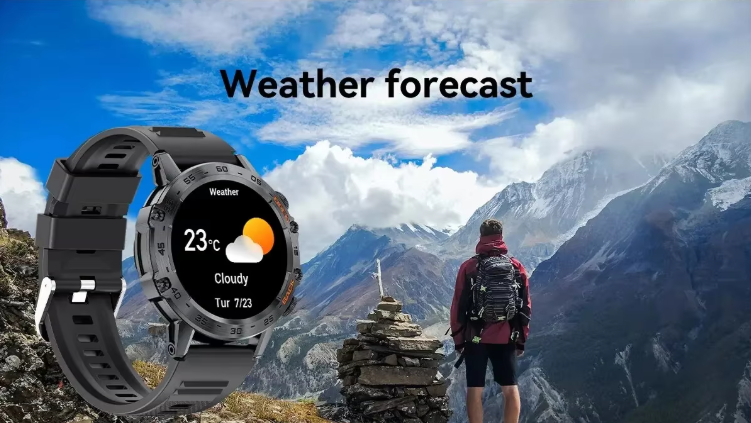 NNEOBA Bluetooth Smart Watch for Men (Black)