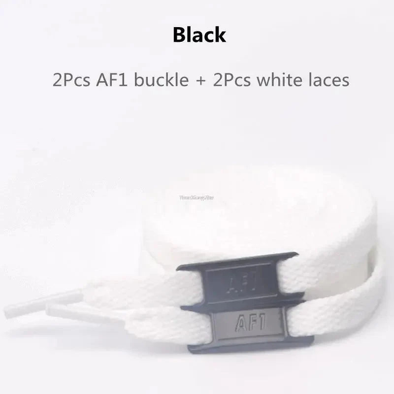 Original AF1 Shoelaces Combination White Flats Laces and Shoe Decoration Suit Sneaker Shoelace Air Force One Shoes Accessories-16