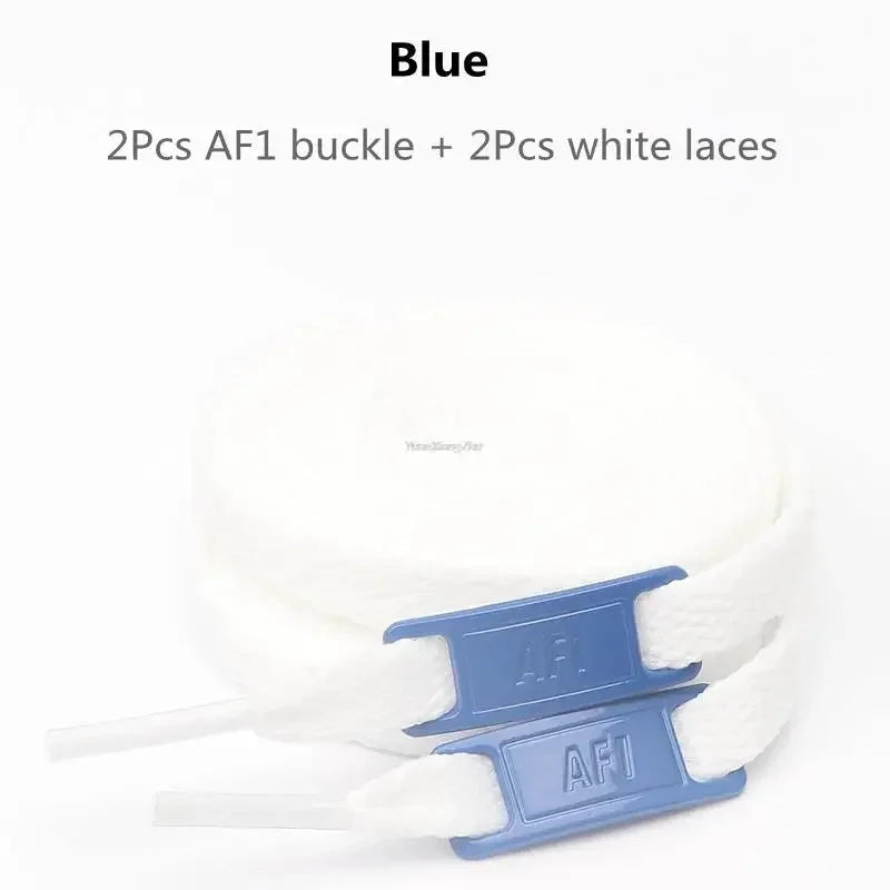 Original AF1 Shoelaces Combination White Flats Laces and Shoe Decoration Suit Sneaker Shoelace Air Force One Shoes Accessories-13