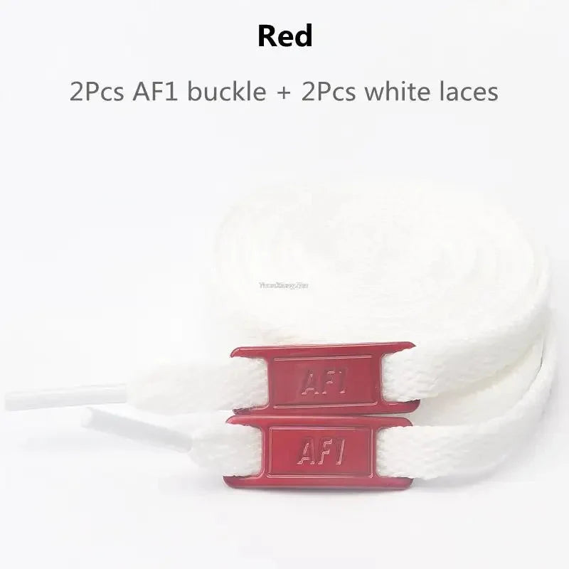 Original AF1 Shoelaces Combination White Flats Laces and Shoe Decoration Suit Sneaker Shoelace Air Force One Shoes Accessories-24