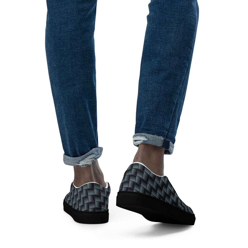 Carbon Men's slip-on canvas shoes