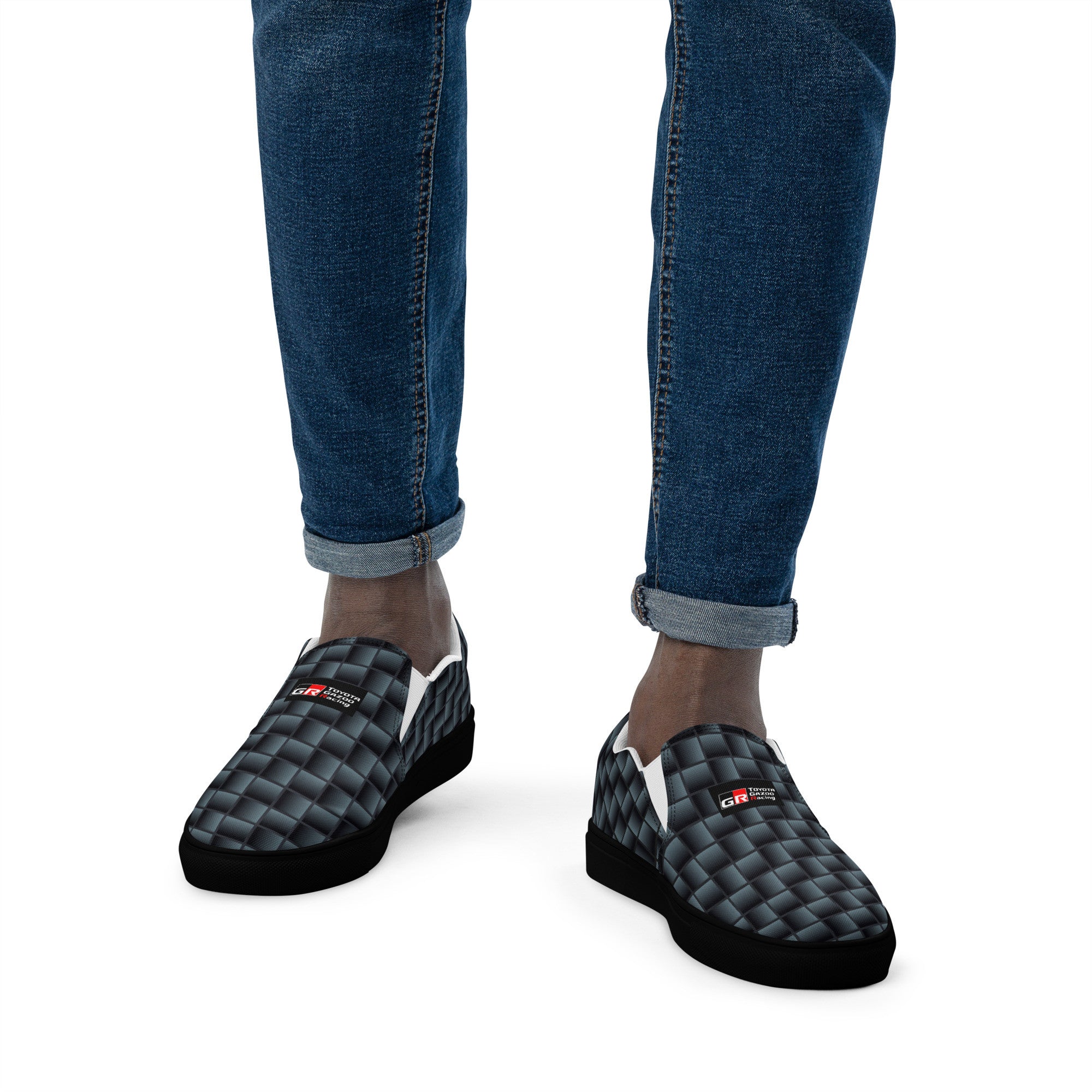 Carbon Men's slip-on canvas shoes