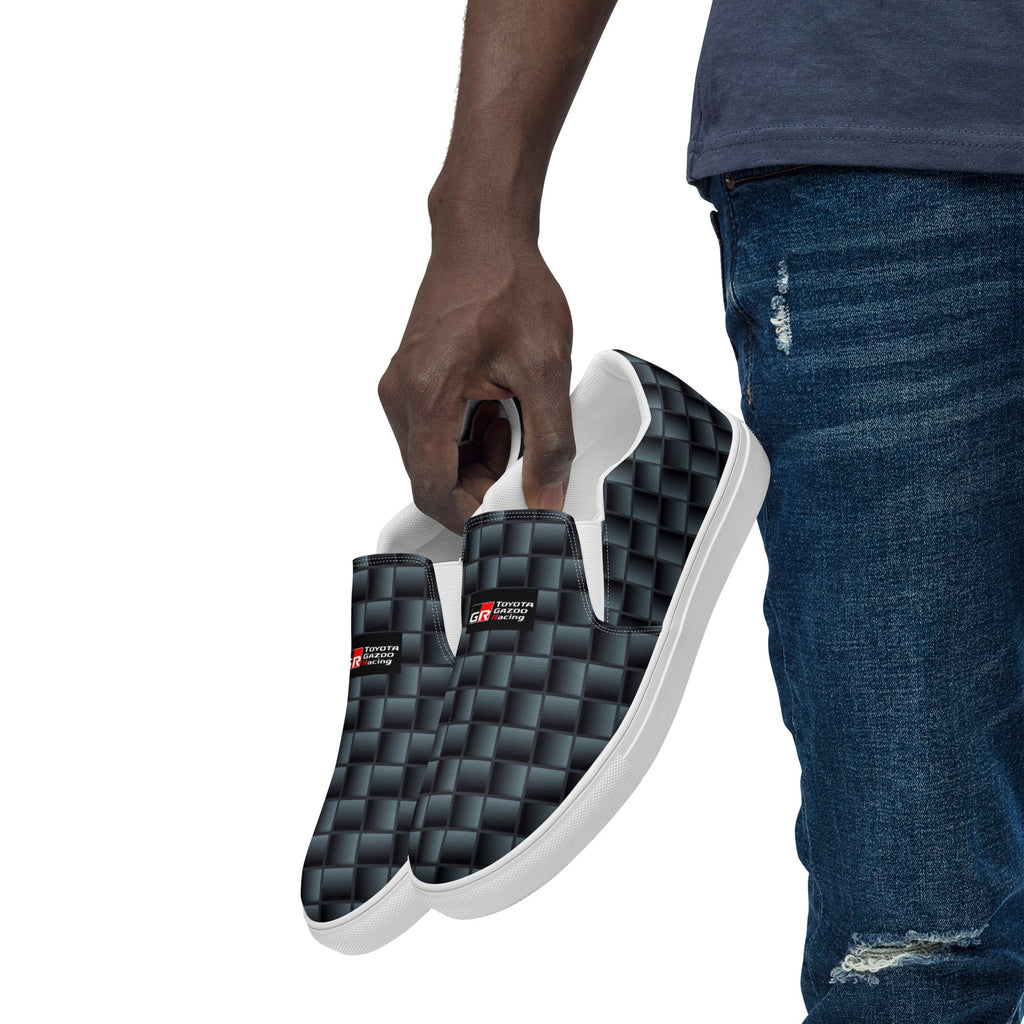 Carbon Men's slip-on canvas shoes