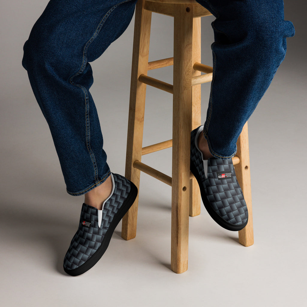 Carbon Men's slip-on canvas shoes
