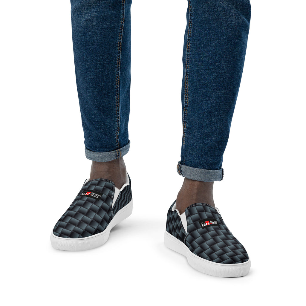 Carbon Men's slip-on canvas shoes