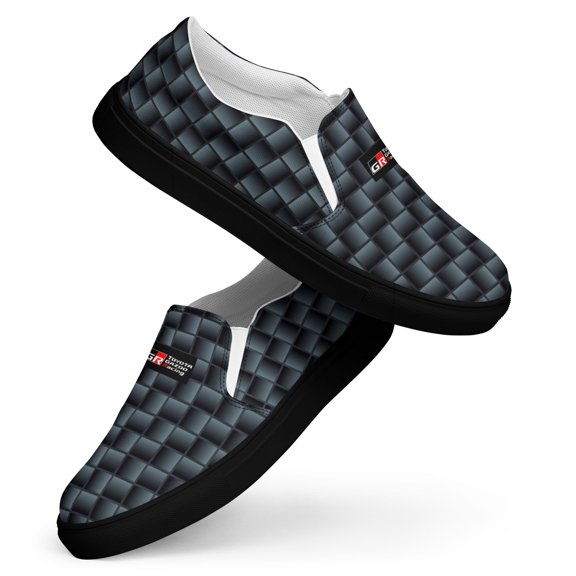 Carbon Men's slip-on canvas shoes